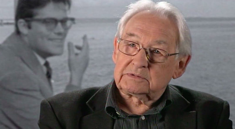 Andrzej Wajda ogląda "Popiół i diament"